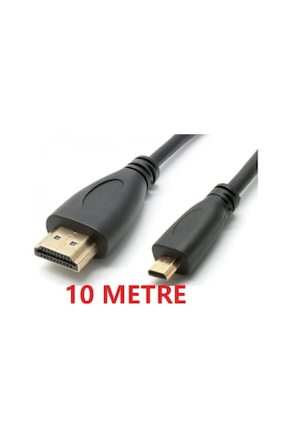 Micro Hdmi To Hdmi Kablosu 10 Metre 4779P Çevirici Kablo Mikro
