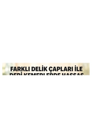 Deri Delme Pensesi 6 Uçlu Ayarlanabilir Kemer Delme Aleti Profesyonel Kullanım Belirtilmemiş