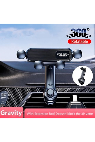 Liangmei Yerçekimi Araç Telefonu Tutucu Hava Firar Dağı Cep