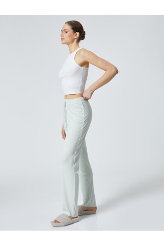 Koton Modal Pijama Altı Beli Bağcıklı Yeşil 4slk40122mk 4SLK40122MK756 Yeşil