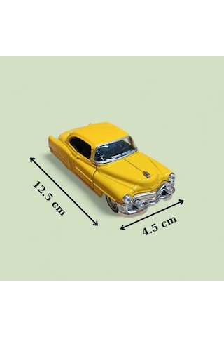 1953 Cadillac Serıes 62 Coupe Diecast Sarı Çek Bırak Model Araba Diğer