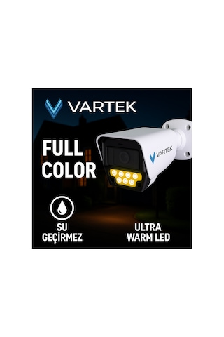 5 Kameralı Ahd Full Hd 9 Led 5mp Kamera Seti - 1tb Hdd Dahil Gece Renkli Görüş