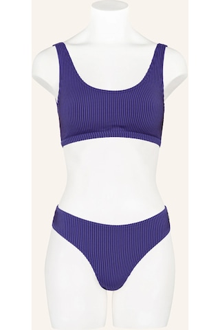 Cafe Du Cycliste Jasmın Çizgili Bustier Bikini Takımı Mor