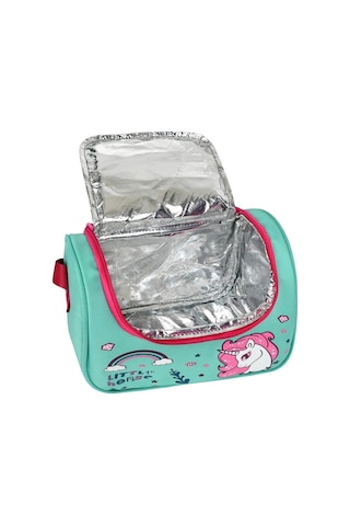 Waddell Little Horse Desenli Termal Beslenme Çantası Yeşil - Pembe