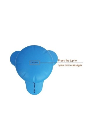 Mini Elektrik Kafa Kafa Deri Masaj Selülit Akıllı El Masajı K3t3b6 Mavi