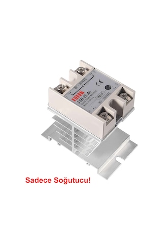 Ssr Alüminyum Soğutucu Blok Solid State Röleler İçin 10a/40a Ray Montaj Edilebilir Isı Sıcaklık Düş