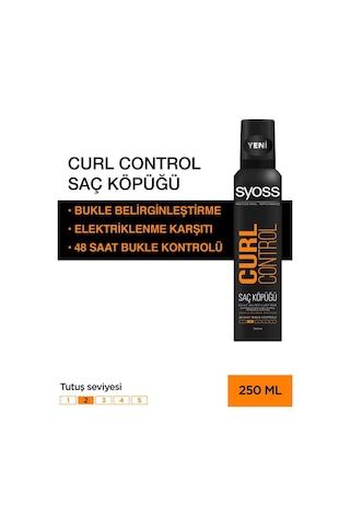 Syoss Curl Control Bukle Belirginleştirici Saç Köpüğü 250 ML