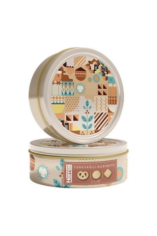 Tereyağlı Kurabiye Teneke Kutu 180 Gr