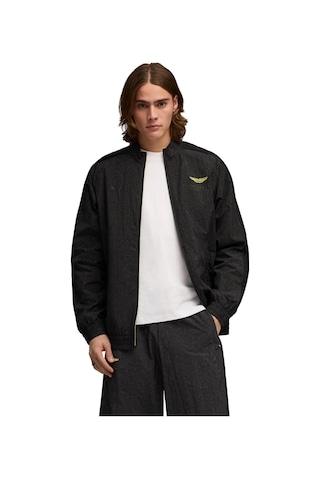 635378-01 Puma Amf1 T7 Oversized Jacket Erkek Ceket Siyah 635378-01 Siyah