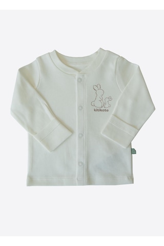 Organik New Basic Pijama Takımı Ekru Ekru