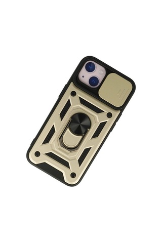 Apple İphone 15 Kılıf Pars Lens Yüzüklü Silikon