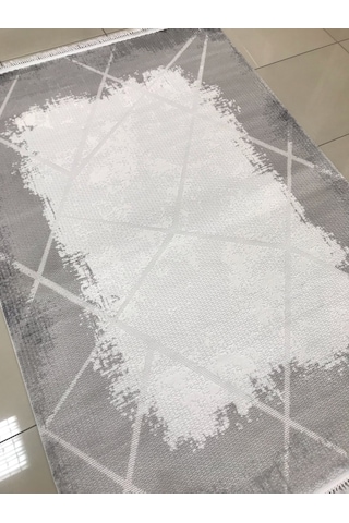 Merinos Halı Elegance 74423 096 Serisi Akrilik Salon Oturma Yatak Odası Halısı Gri - Krem