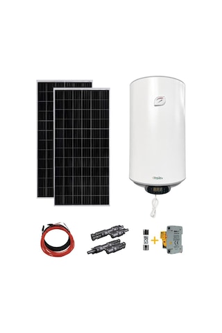 Yeşil Ev Solar Güneş Paneli İle Çalışan Su Isıtıcı Sunboil Boyler 80 Litre 790 Watt Güneş Paneli İle Set