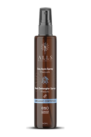Alls Biocosmetics Organik Prebiyotik Kolay Tarama Saç Açıcı Sprey 140 Ml