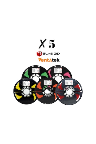 Elas 3d Pla Pro Filament 1.75mm 5 Kg Kampanya Paketi 5 Kg