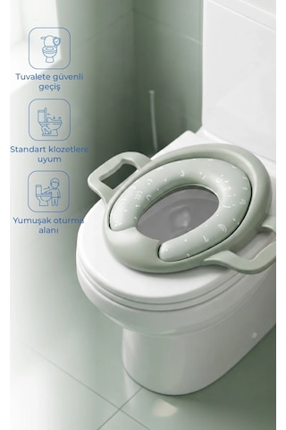 Babyjem Mega Klozet Adaptörü Soft Yeşil