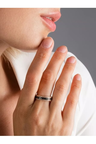 Lamponi Mücevher Yüzük 585 Altın 925 Gümüş Zirkon Füzenli Spinellus 200471239 Beyaz