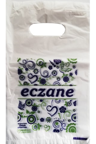 Bio Eczane Poşeti Baskılı Tabletlik Poşet 17x30 cm 1 Kg x 500'lü