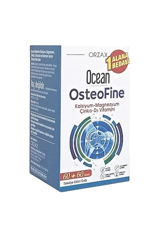 Ocean Osteofine 60+60 Tablet - 1 Alana 1 Bedava 850077028137 Ocean Osteofine 60+60 Tablet - 1 Alana 1 Bedava 850077028137