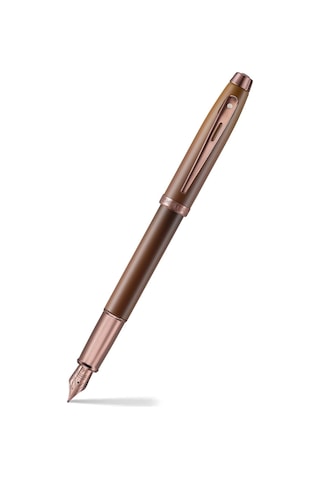 Sheaffer 9374-0 100 Serisi Dolmakalem, M Uç, Kahve 165-Koyu Yeşil