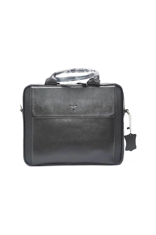 Deri Laptop Askılı Evrak Çantası / 1717 Siyah-126342 Siyah