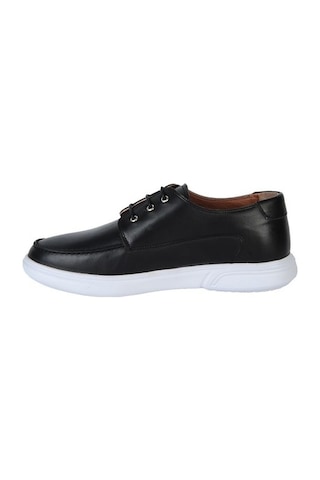 Dropland 8522 Siyah Cilt %100 Deri Erkek Casual Ayakkabı