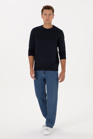 U.S. Polo Assn. Erkek Mavi Loose Fit Jean Pantolon 50316575-DN0022