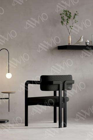 Avvio Sophia Tokyo Sandalye Siyah Mutfak Salon Yemek Odası Sandalyesi Demonte Metal Ayak