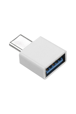 Teltree Type-c'den Usb 2.0'a Çevirici, 480mb/s Hızlı Aktarım, Mini Taşınabilir, Tüm Cihazlarla Uyumlu, Beyaz