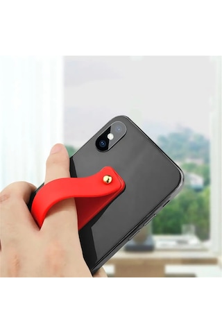Moda Telefon Tutucu Silikon Telefon El Bandı Tutucu Parmak Yüzük 1 Adet