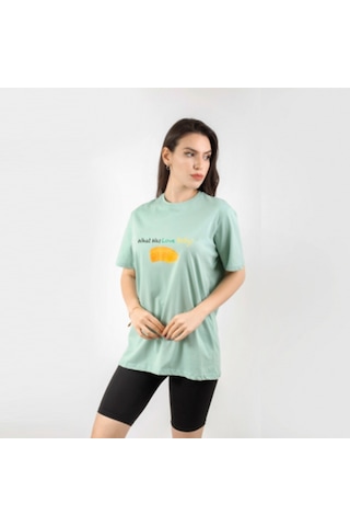 Gisele Kadın Yeşil T-Shirt Yeşil