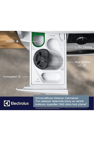 Electrolux EW7F4404UT 1400 Devir 11 KG Çamaşır Makinesi