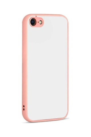 Apple Uyumlu iPhone 8 Kılıf Zore Hux Kapak Pembe