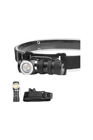 Aubyhe P8 Led El Feneri, Type-c Şarjlı, 500-600 Lumen, 100-200m Menzil, Mıknatıs Ve Kalem Klıpsli, Hafif, Çok Fonksiyonlu Model 6603