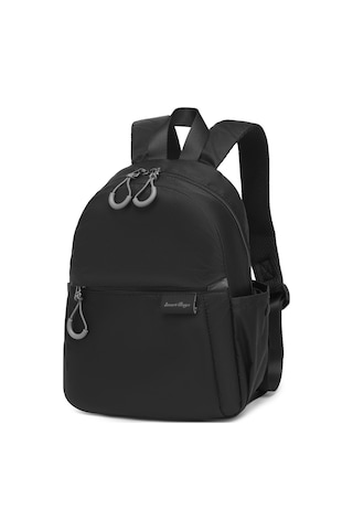 Smart Bags Siyah Günlük Mini Boy Hafif Kadın Sırt Çantası