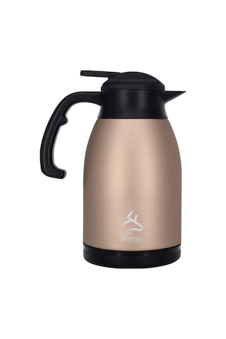 Big Therm 2 Lt Paslanmaz Çelik Rose Gold Çay Termosu, 24 Saat Soğuk, 12 Saat Sıcak Tutma Rose Gold