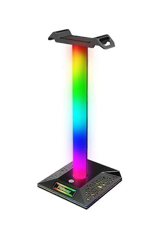 Hpy Pazar Rgb Gaming Kulaklık Standı Usb, Dokunmatik Işıklı