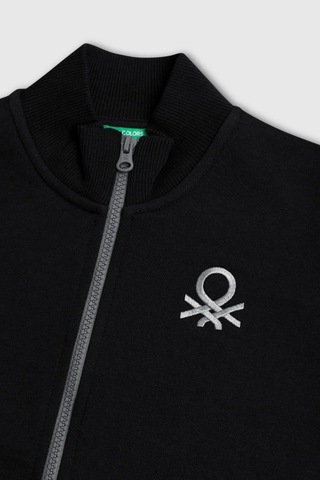 United Colors Of Benetton Erkek Çocuk Bnt-b23351 Sweatshirt Siyah-1900 SIYAH