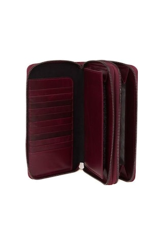 Bilik Deri Bordo Unisex Portföy & Clutch Çanta Ar P-715-cr Acı Kahverengi