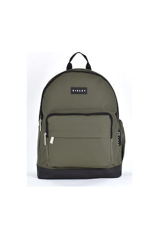 Sisley Okul Sırt Çantası Unisex Çok Gözlü Günlük Seyahat Sırt Çantası Haki 12914