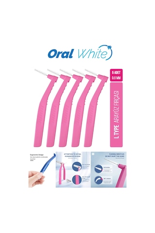 Oral White Arayüz Fırçası Pembe 0.6 Mm Cleaning Pro 5 Adet
