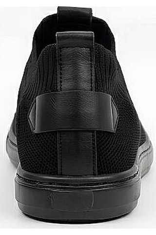 Daytex 4224 Erkek Slip-on - Full Triko Örgü Termo Taban Sneaker Siyah