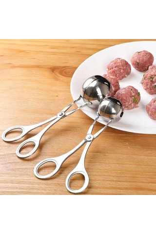 Köfte Maşası / Köfte Kepçesi, 2'li Paket, 2 Farklı Boyutta