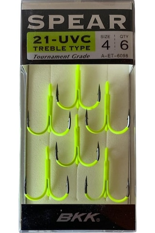 Bkk Spear-21 Uvc Üçlü İğne 6'lı Paket No:4