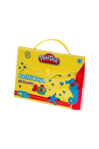 Play-Doh 18 Renk Pastel Boya Çantalı PA-006