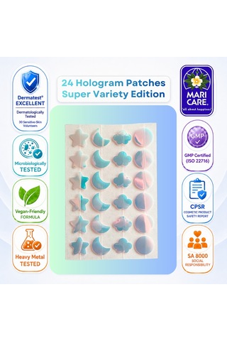 Mari Care Feel Cute Pimple Patches 3'lü Avantajlı Set 72 Adet