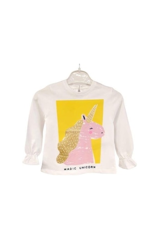 Unicorn Çocuk Sweat Beyaz