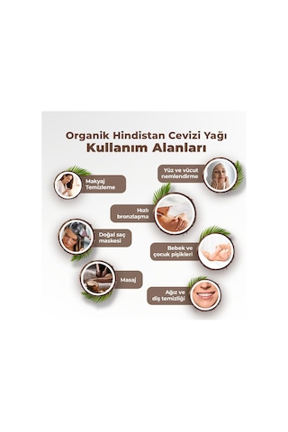 TheLifeCo Organik Hindistan Cevizi Yağı 337 ML