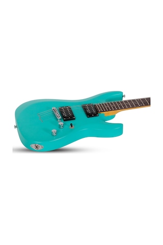Schecter C-6 Deluxe Elektro Gitar Satin Aqua