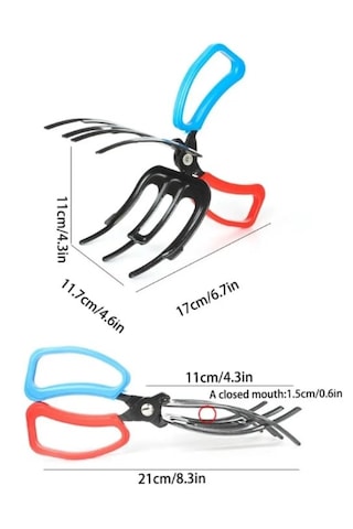 3 Pençeli 11 Cm Balık Sabitleyici Maşa 5286 Standart